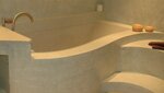Salle de bain en béton ciré